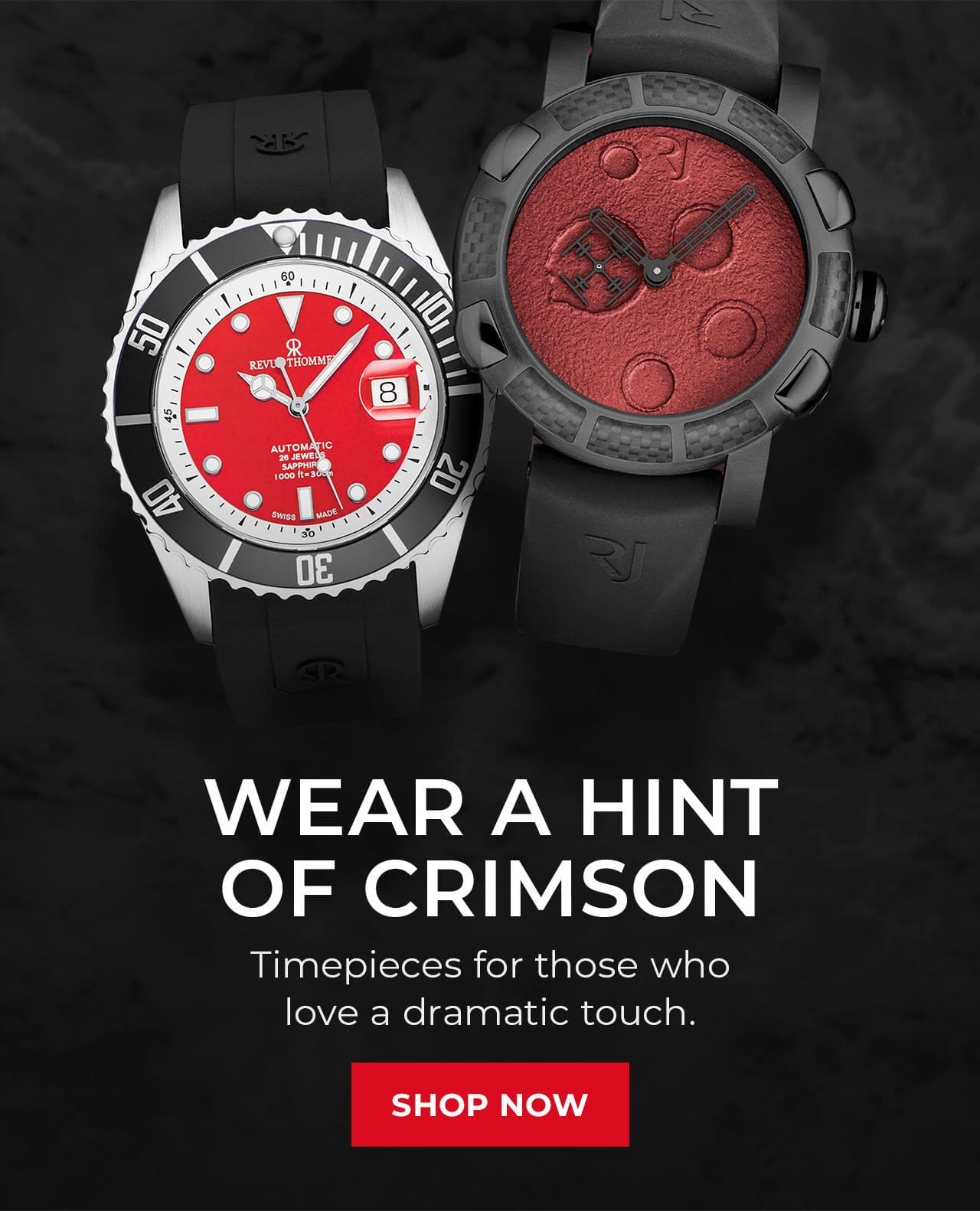 Red-Themed Watches | SHOP NOW