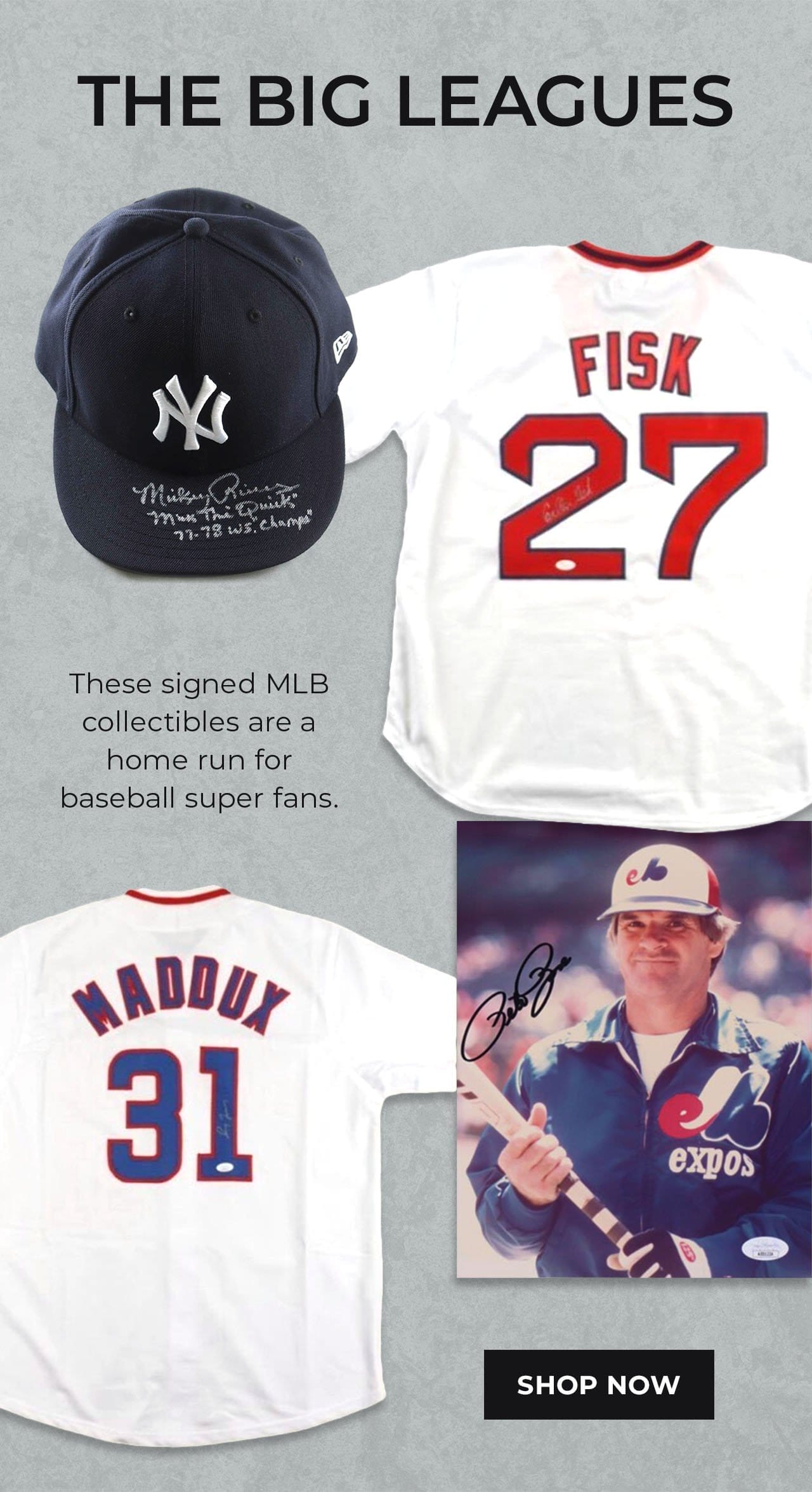 Signed MLB Collectibles | SHOP NOW