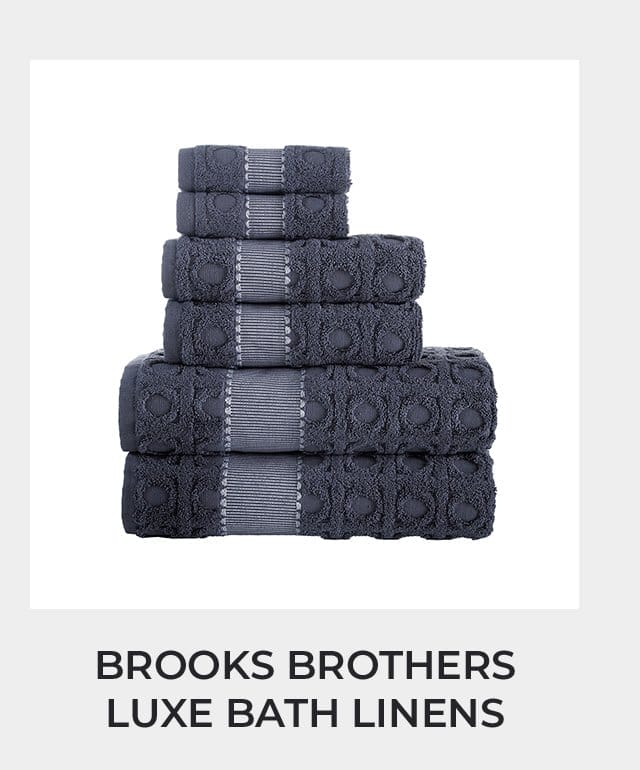 Brooks Brothers Luxe Bath Linens