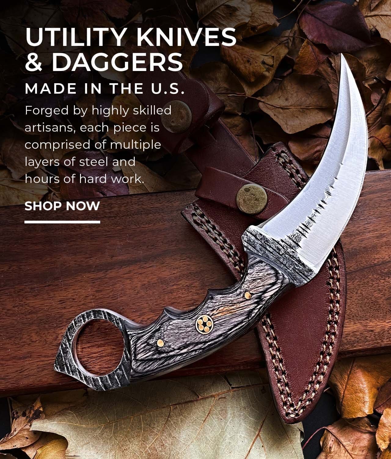 Utility Knives & Daggers | SHOP NOW