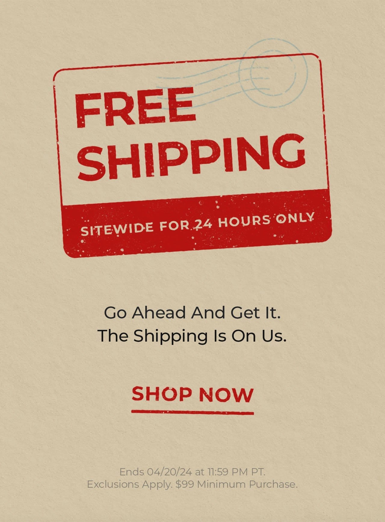 Free Shipping Sitewide | SHOP NOW