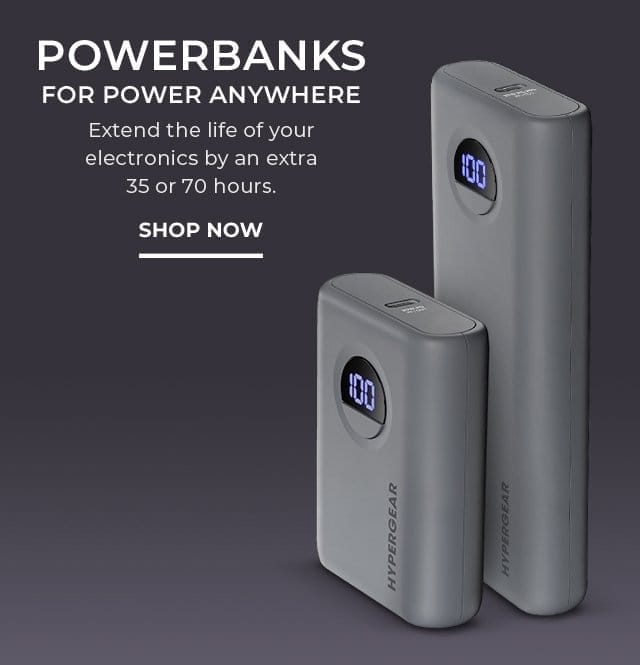 Powerbanks For Power Anywhere | SHOP NOW