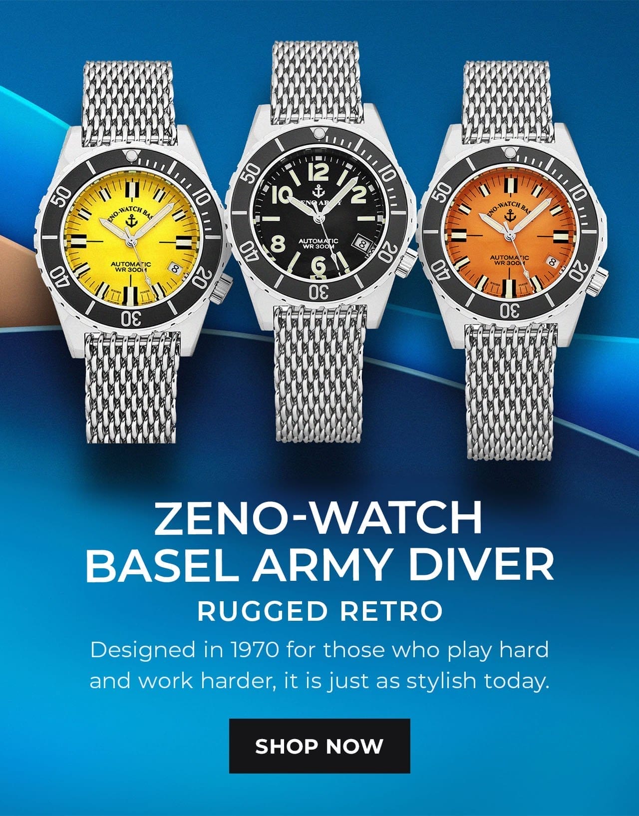 Zeno-Watch Basel Army Diver | SHOP NOW
