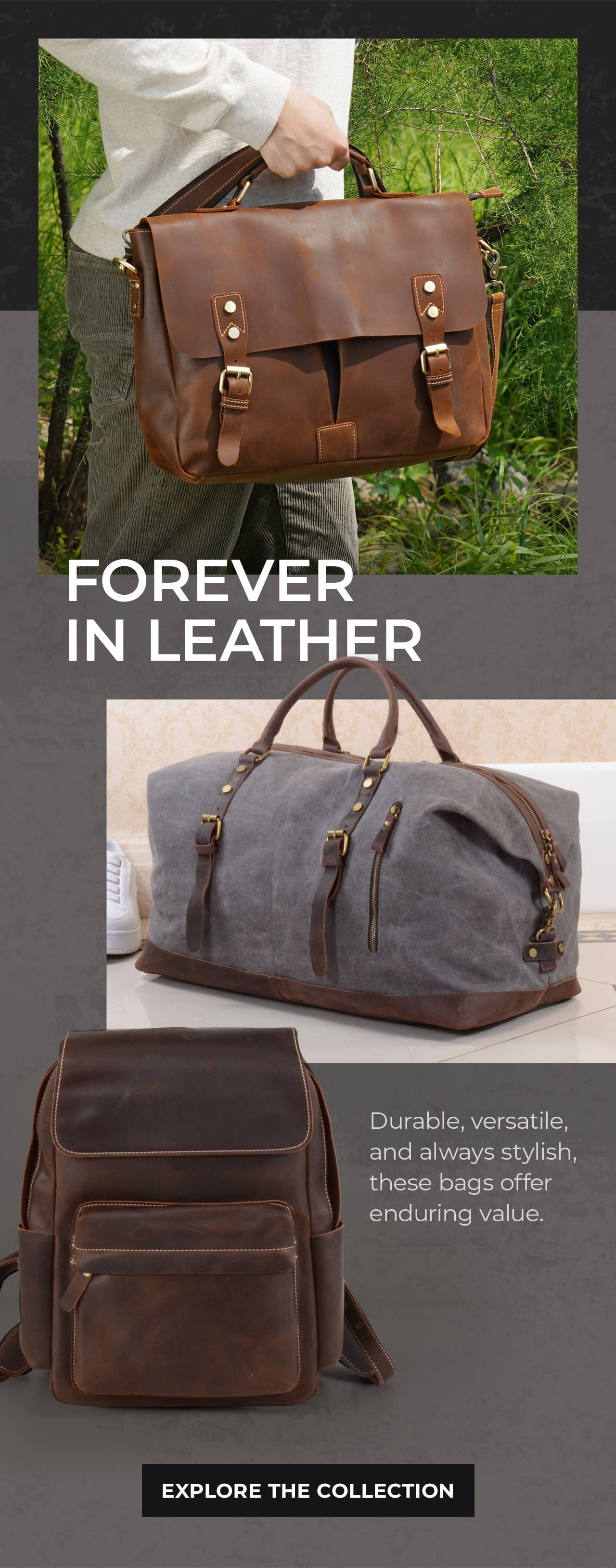 Leather & Canvas Vintage Bags | SHOP NOW