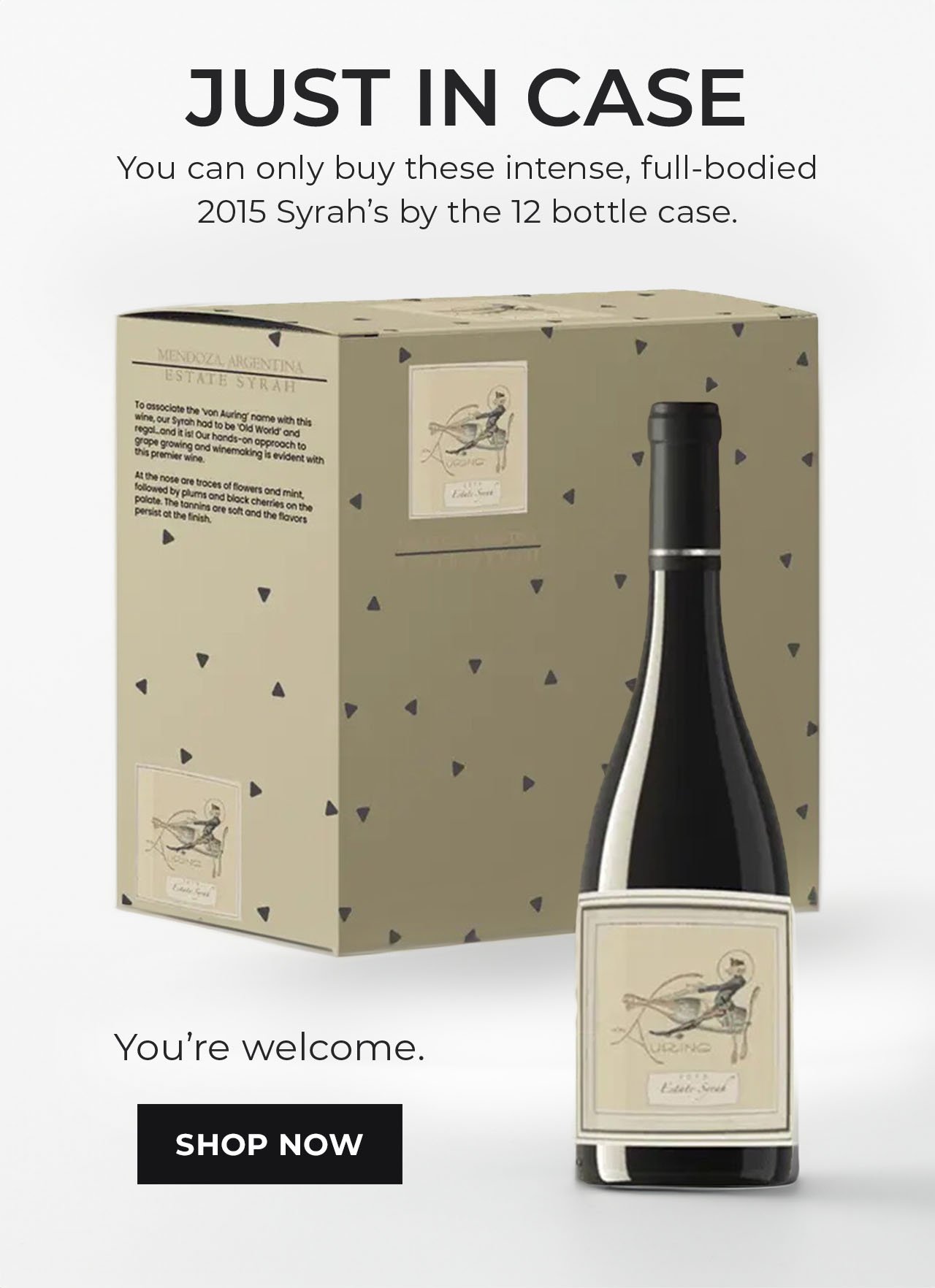 Syrah Wine Cases | SHOP NOW