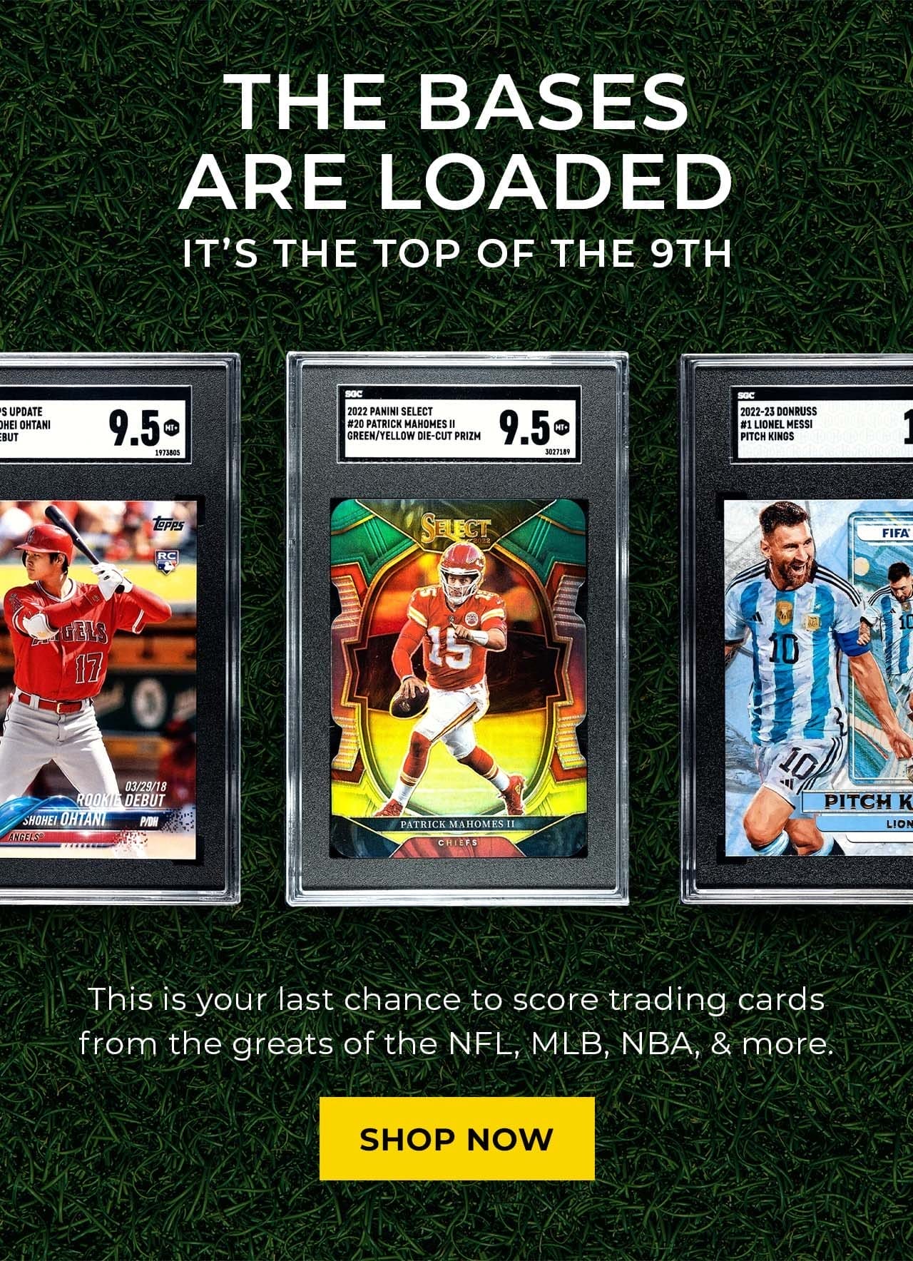 Last Chance to Score Trading Cards | SHOP NOW