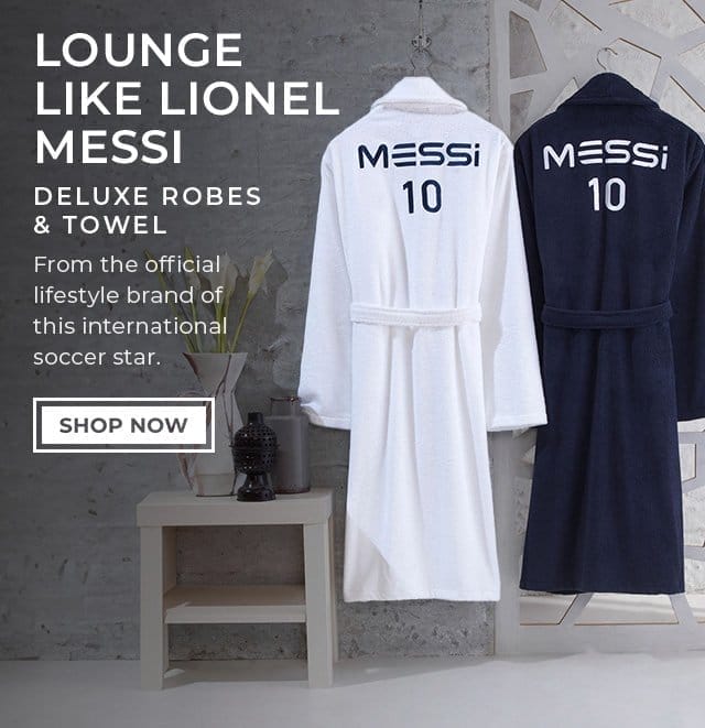 Lionel Messi Robes & Towel | SHOP NOW
