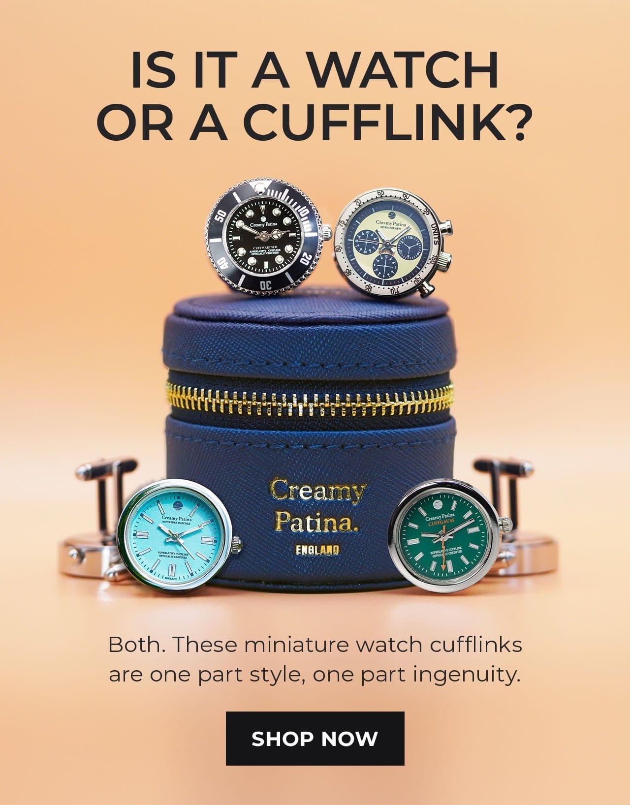 Is It A Watch or a Cufflink? | SHOP NOW