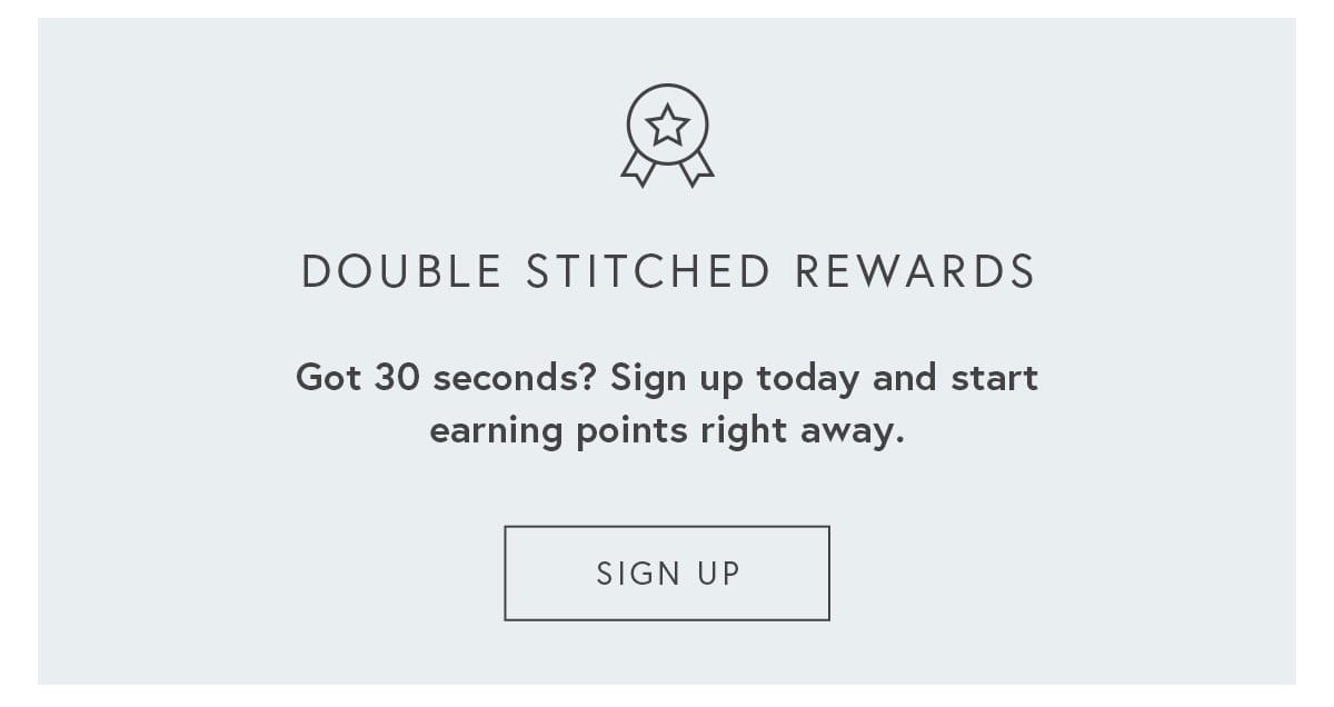 Double Stitched Rewards