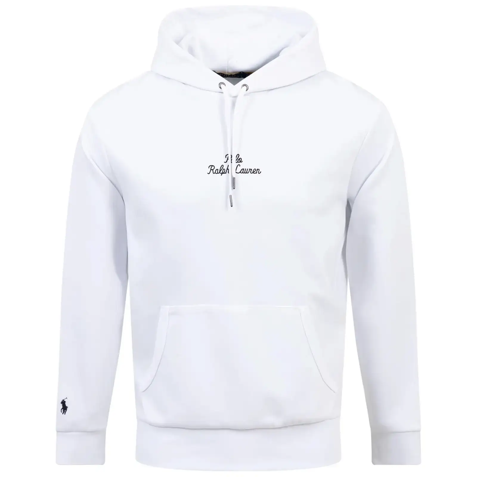 Image of Polo Golf Standard Fit Double Knit Hoodie White - SS24