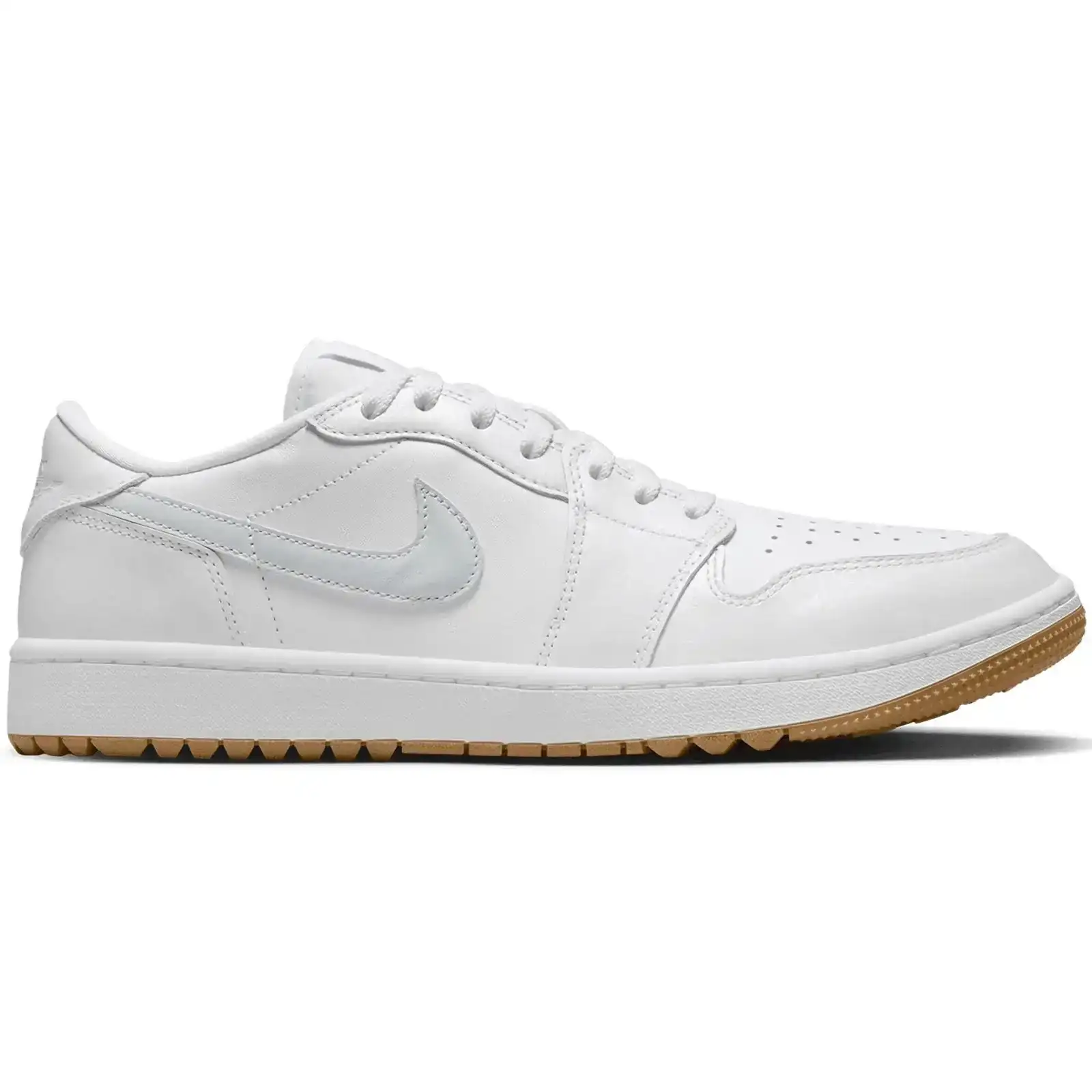 Image of Air Jordan 1 Low Golf Shoes White/Brown - SS24
