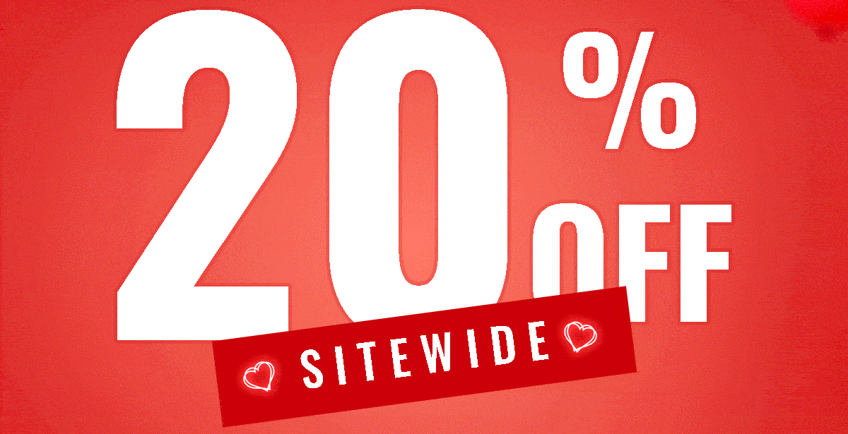 20% Sitewide with LOVE20