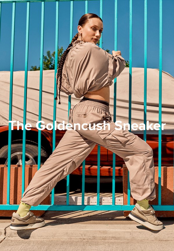 Hero Image: Introducing the Goldencush Sneaker