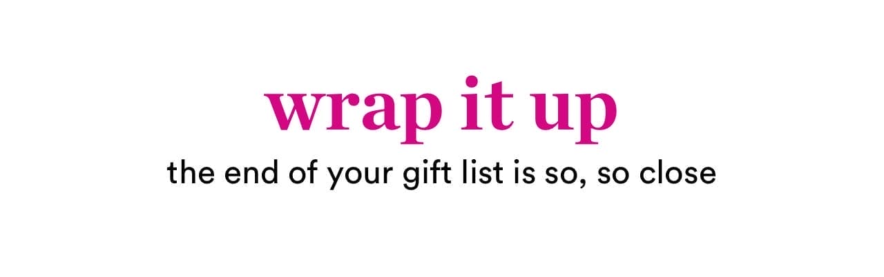 now's your chance to conquer that holiday shopping list 