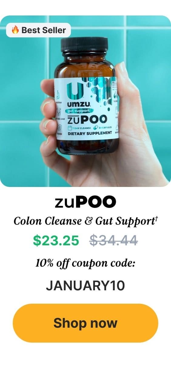 zuPOO Colon Cleanse & Gut Support