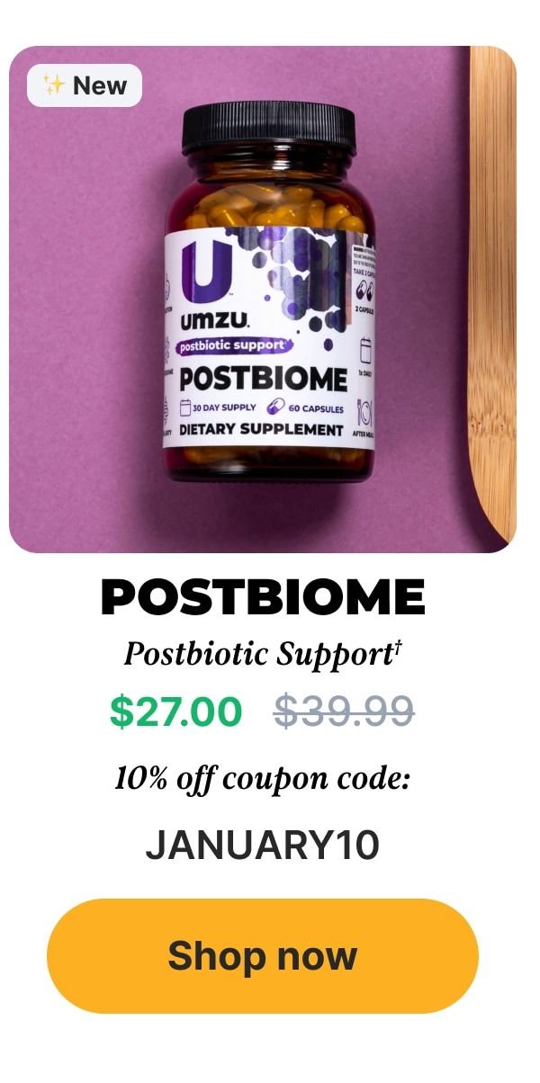 Postbiome Postbiotic Support