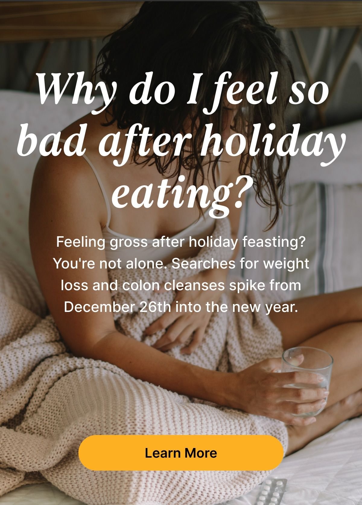 Why do I feel so bad after holiday eating? 