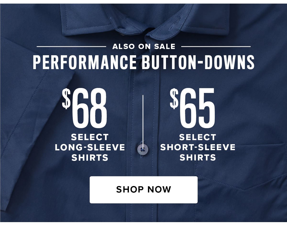 Also On Sale Performance Button-Downs
