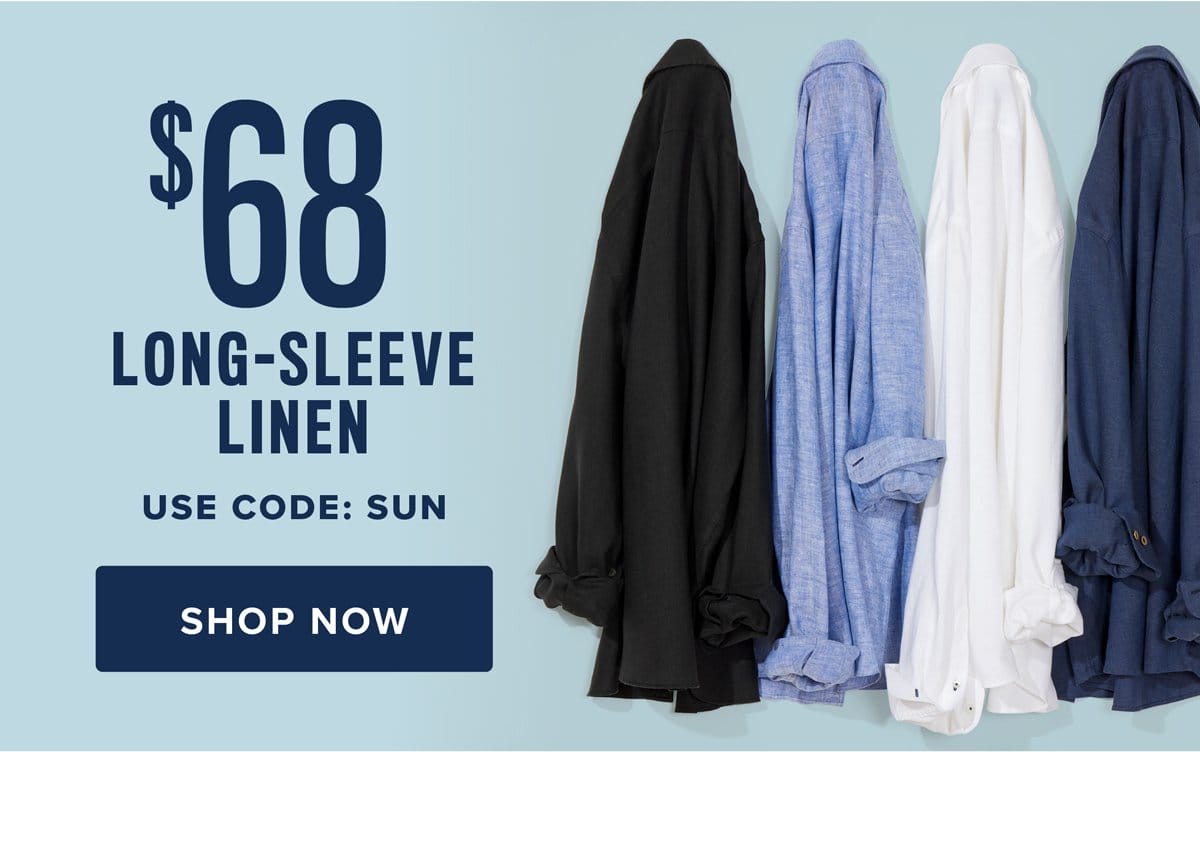Shop \\$68 Long-Sleeve Linen