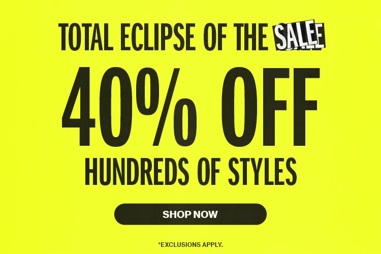40% Off Hundreds of Styles