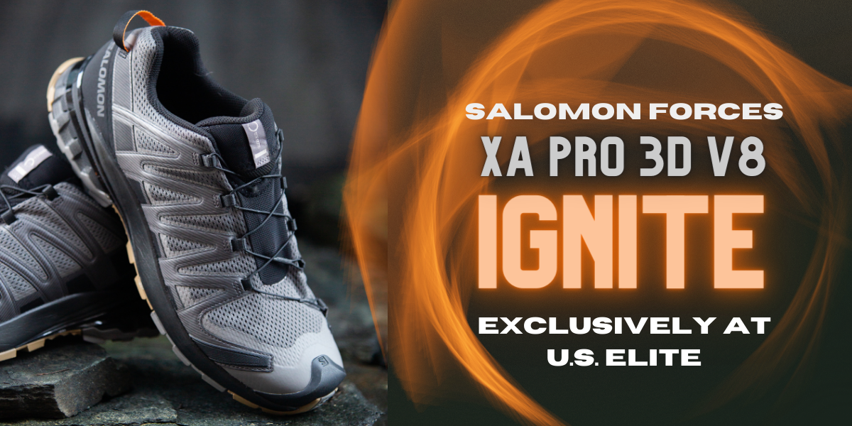 U.S. Elite's exclusive Salomon FORCES Shoes - XA PRO 3D V8 Ignite