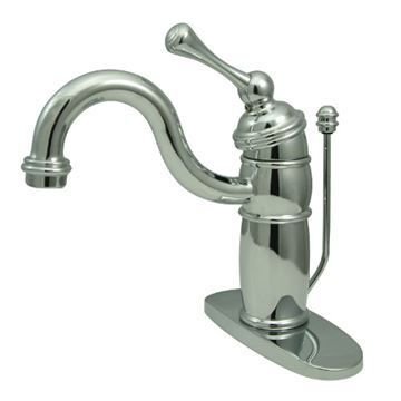 Restorers Victorian Single Bathroom Faucet with Pop Up Drain