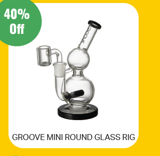 Groove Mini Round Glass Rig
