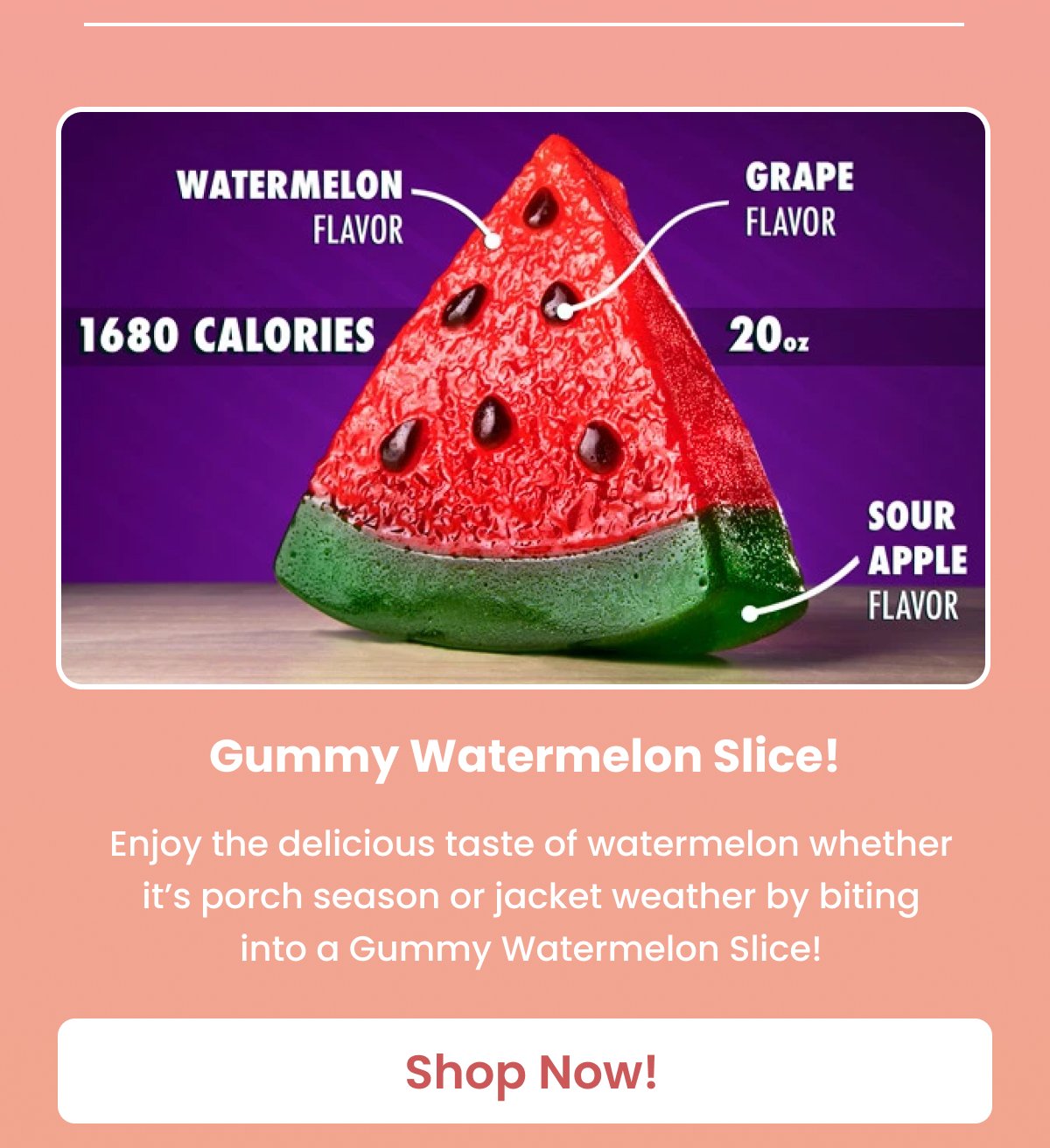 Gummy Watermelon Slice