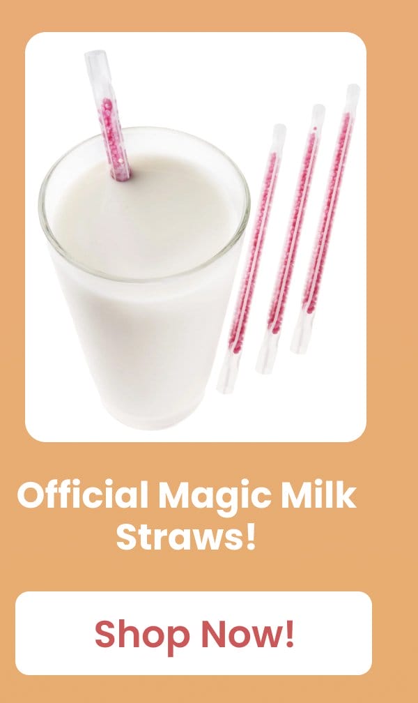 Official Magic Milk Straws