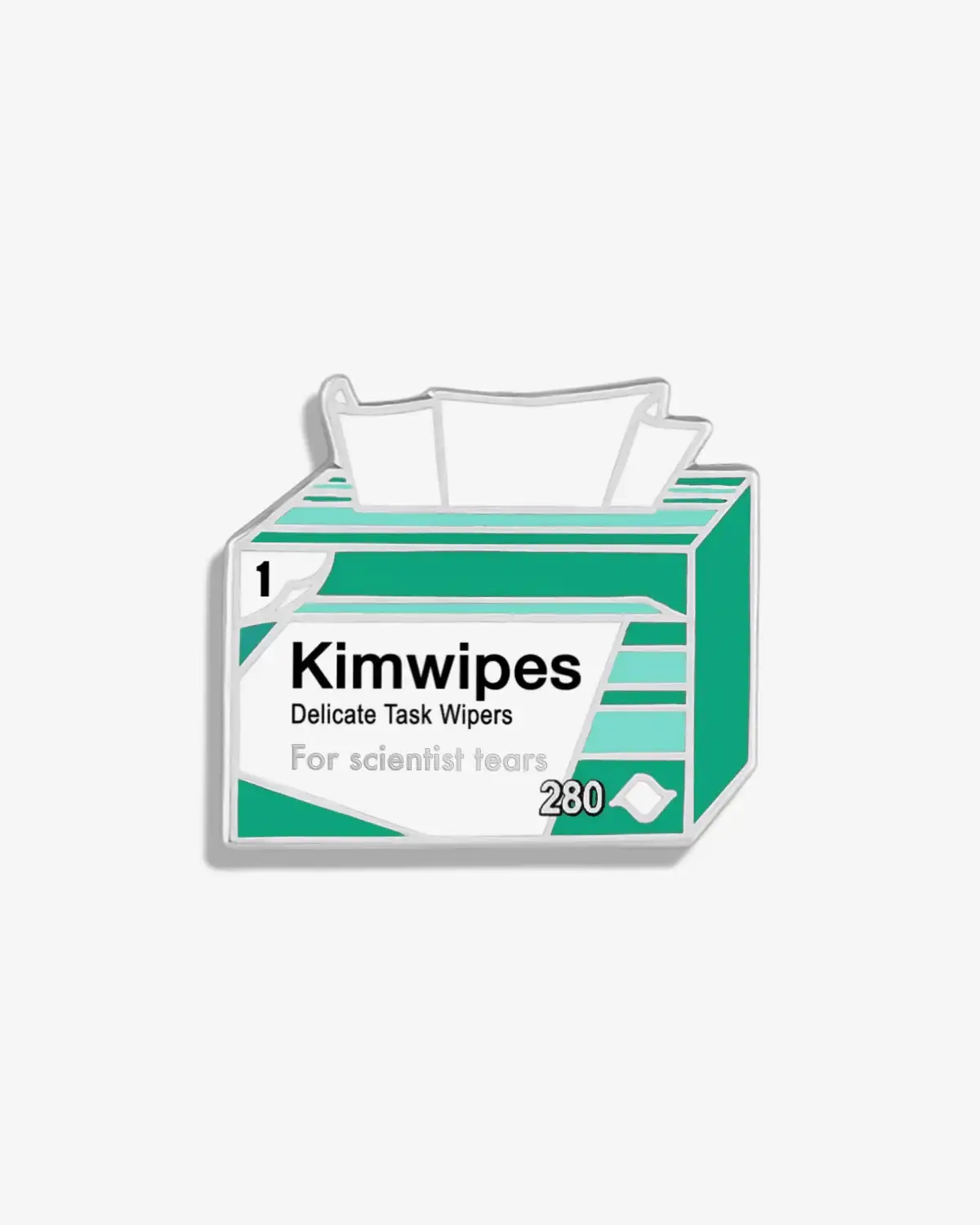 Image of Kimwipes for Scientist Tears Lapel Pin