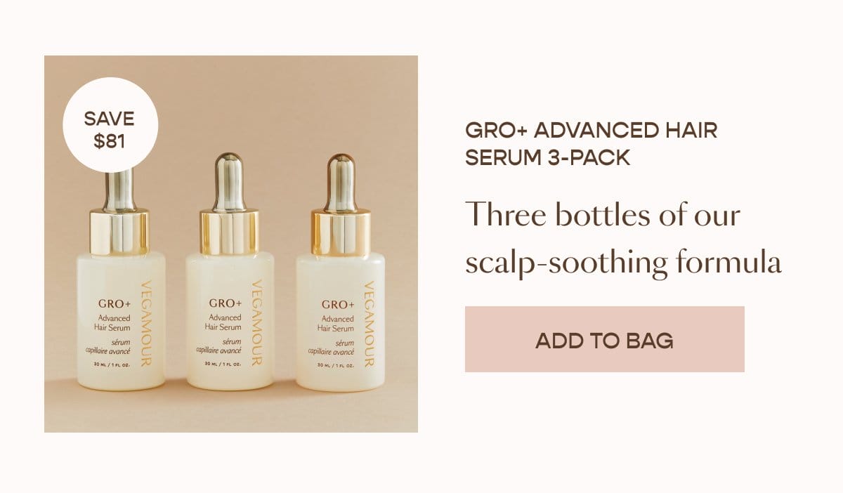 GRO+ Advanced Hair Serum 3 Pack