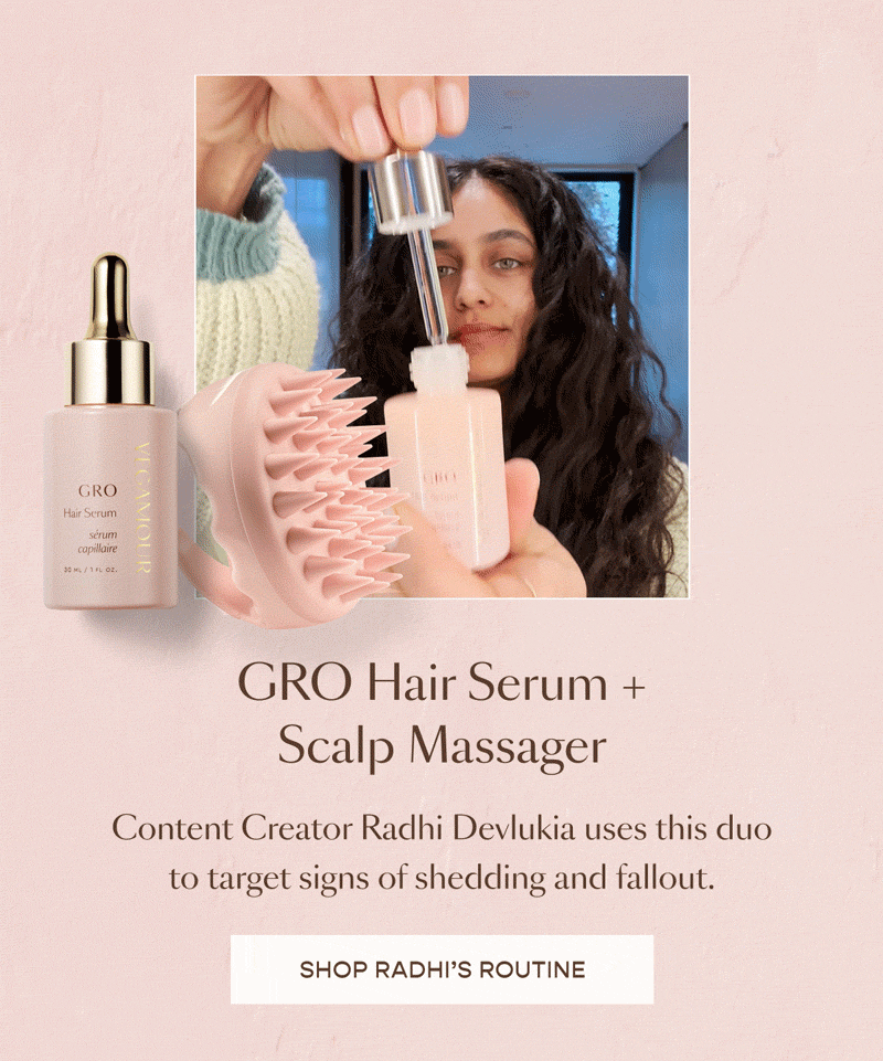 GRO Hair Serum + Scalp Massager