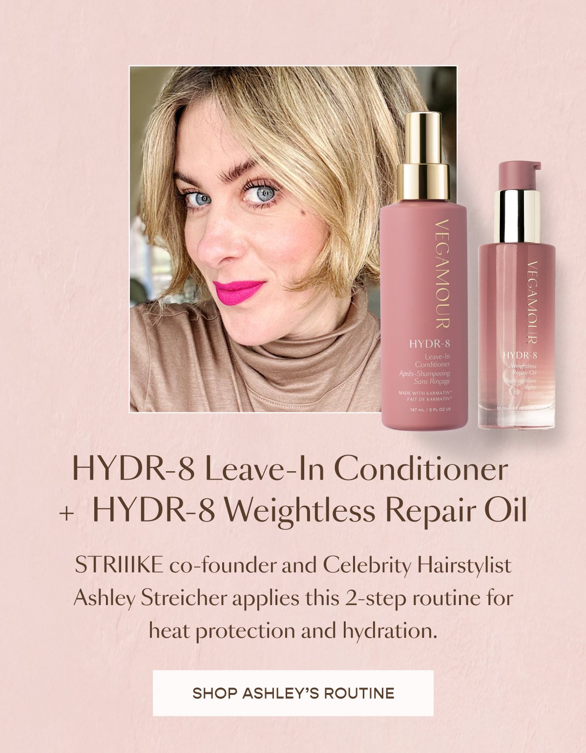 HYDR-8 Leave-In Conditioner + HYDR-8 Weightless Repair Oil
