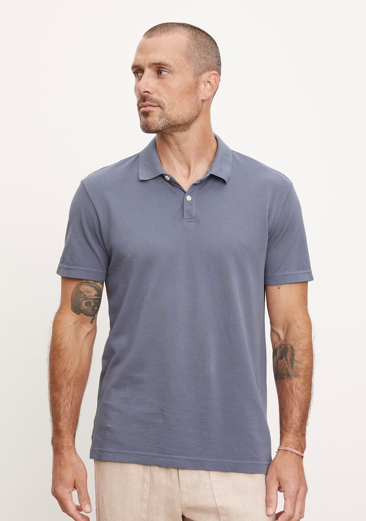 Model wearing the Willis Polo