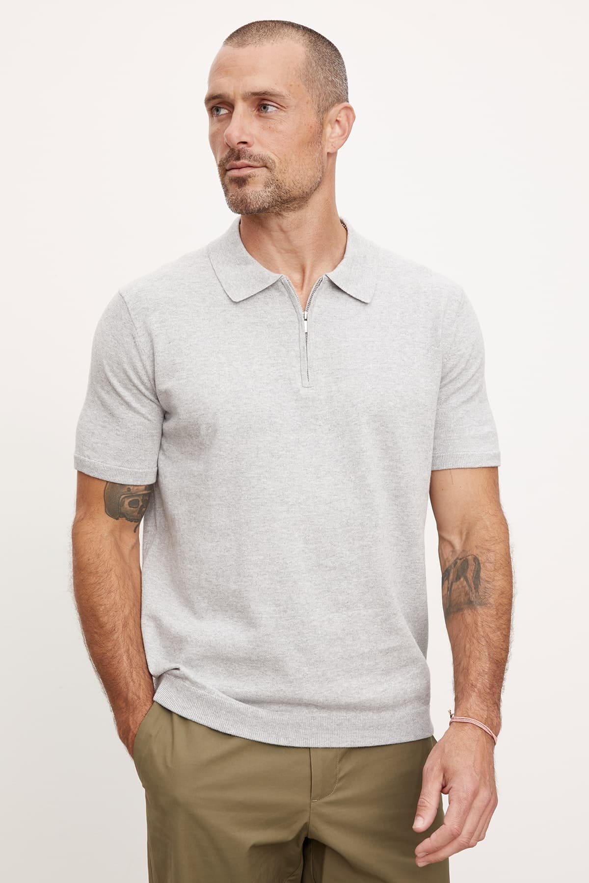 Model wearing the Otto Polo