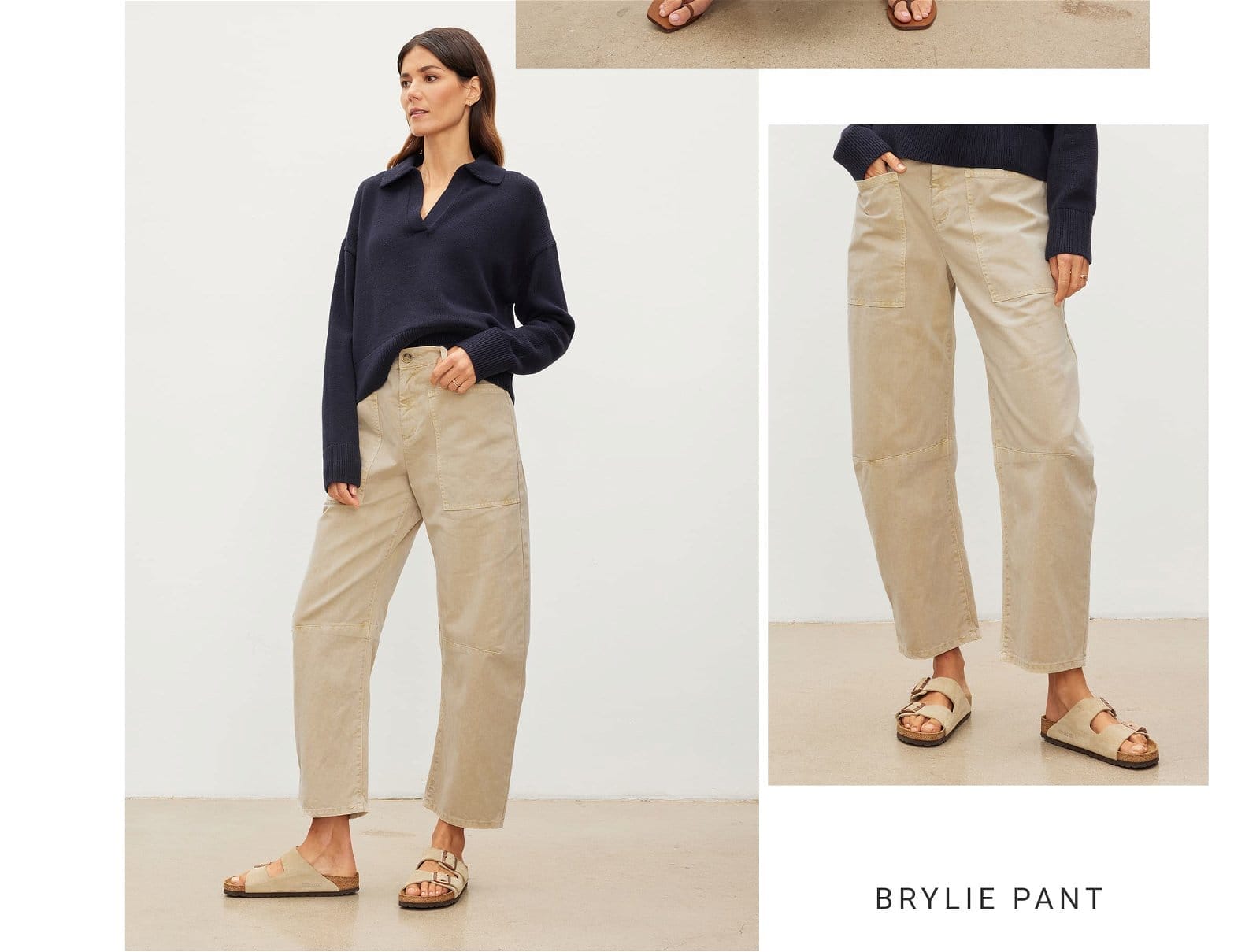 Model wearing the Brylie Pant