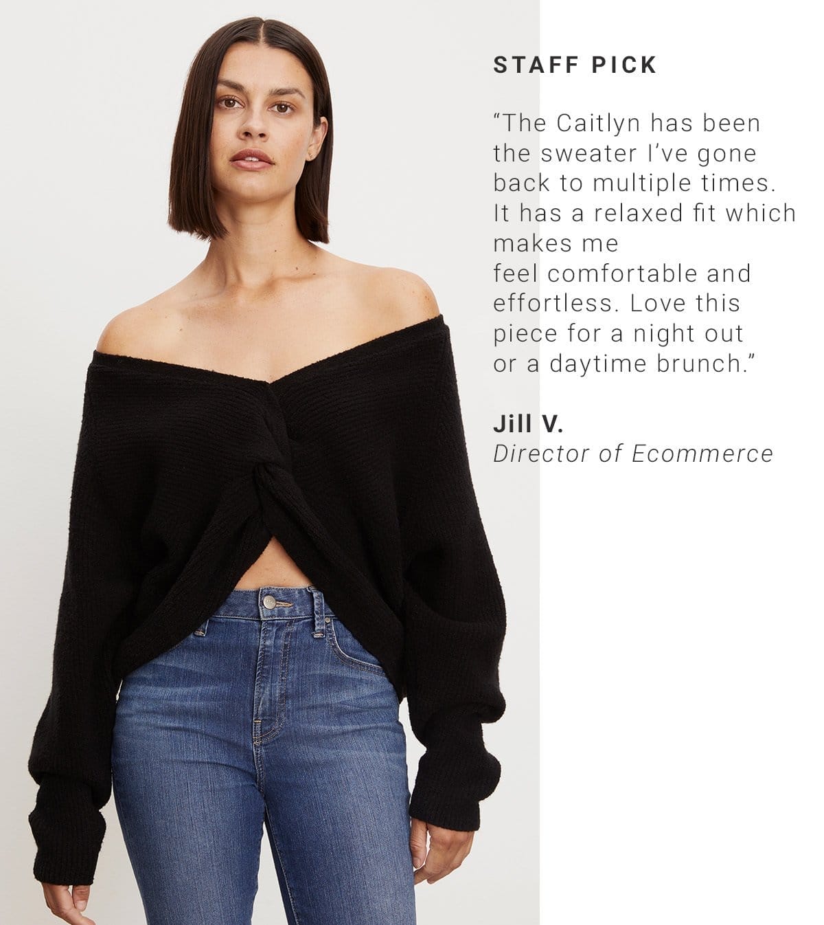 STAFF PICK: THE CAITLYN SWEATER
