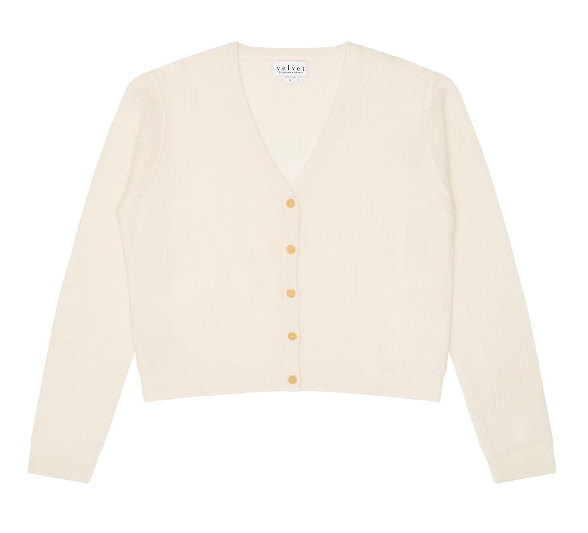 Featuring the Coralie Cashmere Cardigan