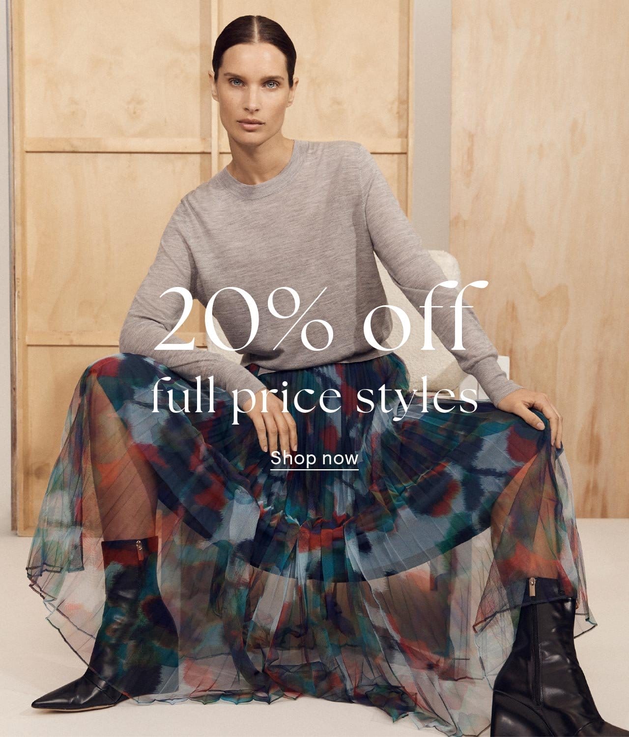 20% Off Full Price Styles. Shop Now.