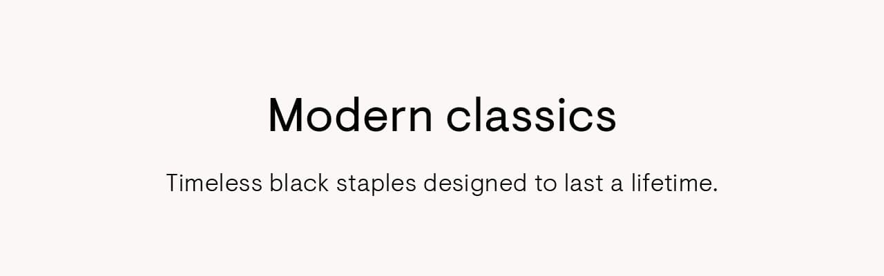 Shop modern classics