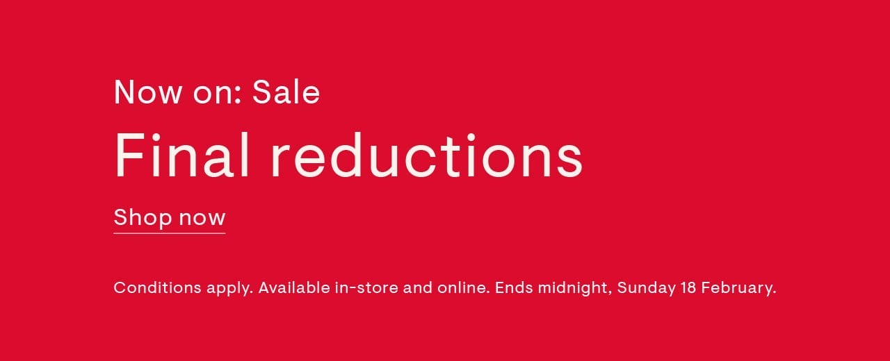 Sale - Final Reductions