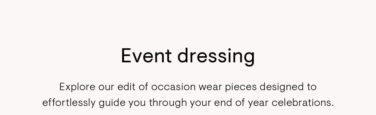 Event Dressing