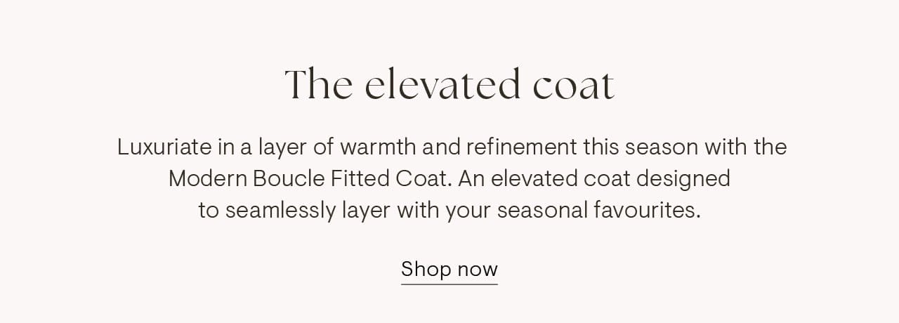 The Elevated Coat