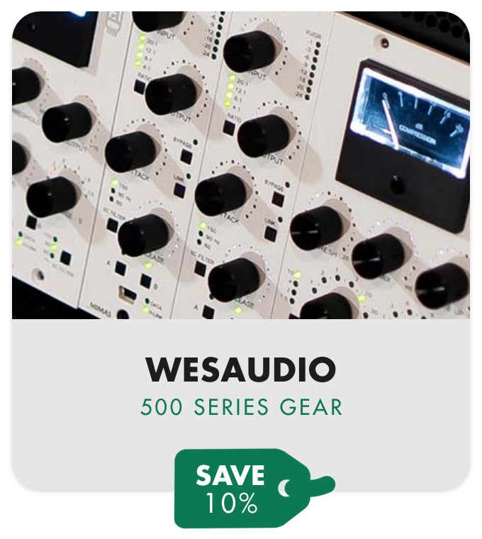 Save 10% WesAudio 500 Series Modules