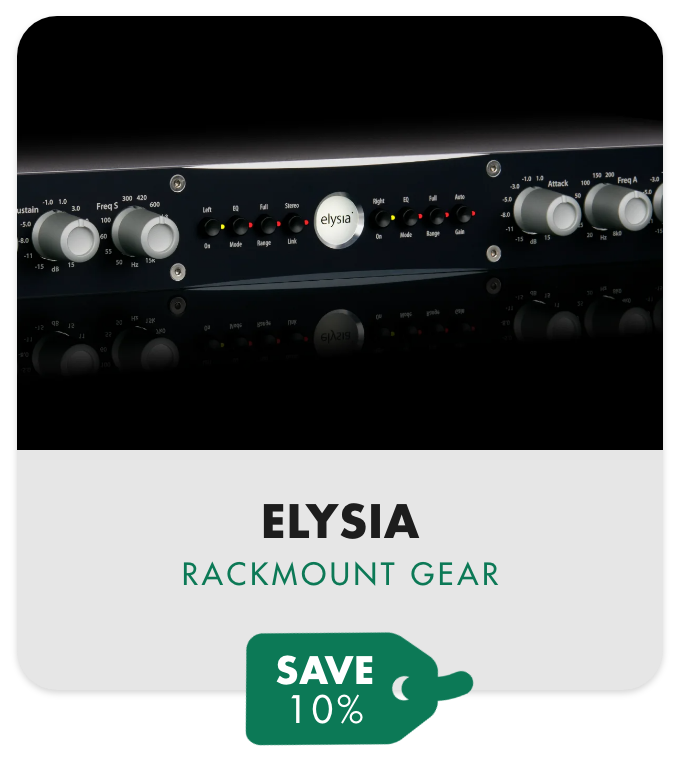 Save 10% Elysia Rackmount Gear