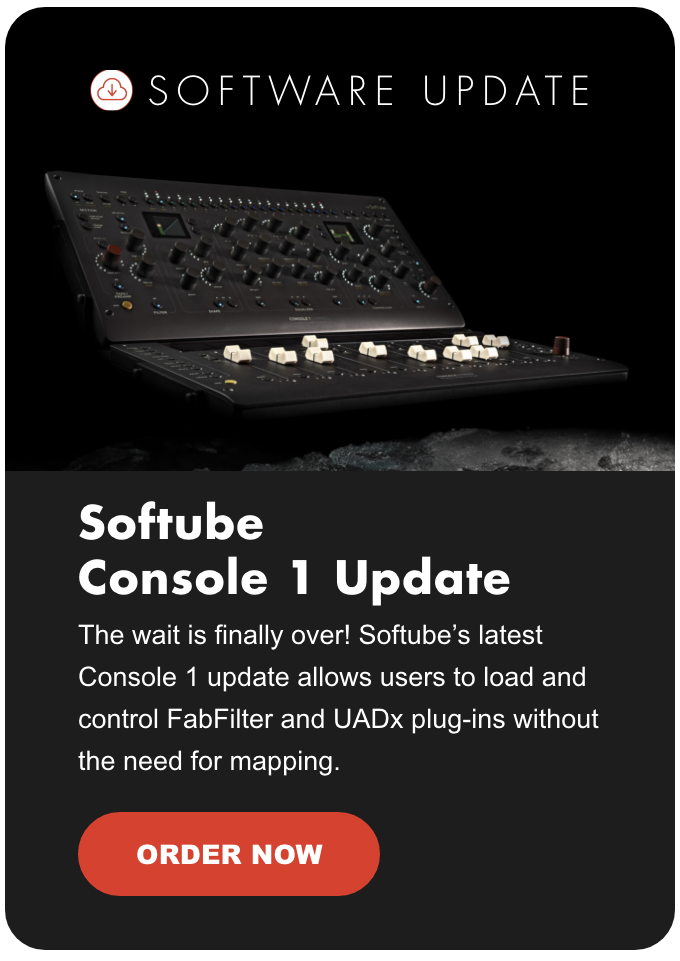 SOFTWARE UPDATE! Softube Console 1