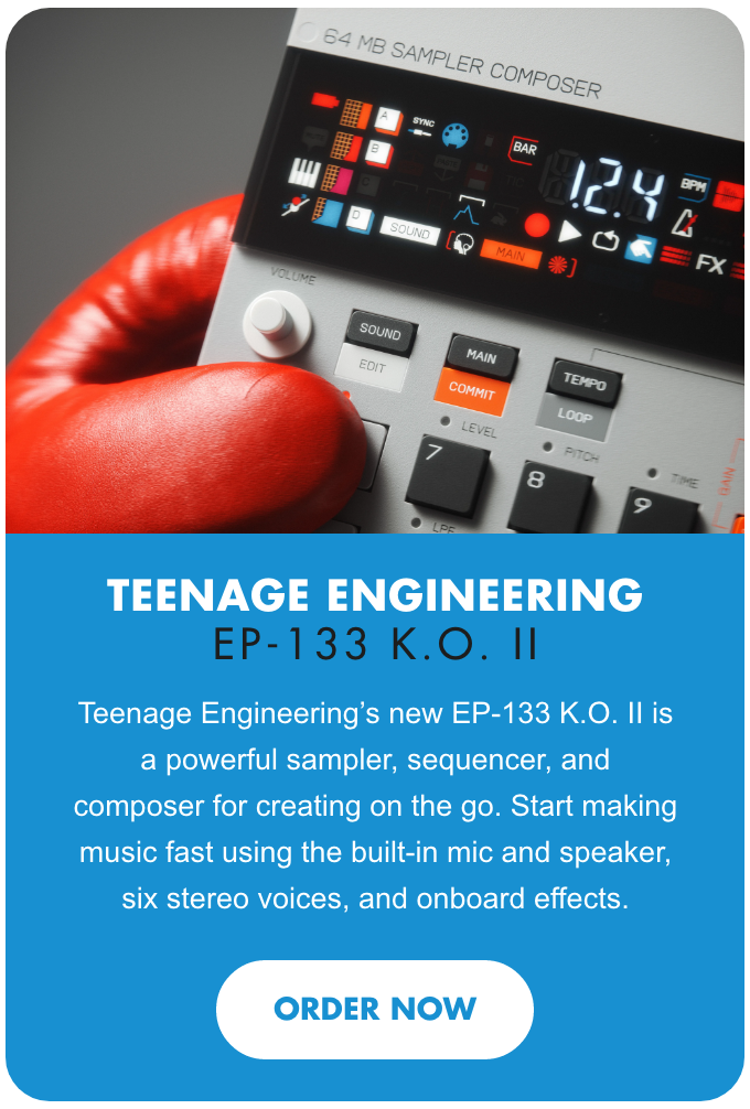 NEW! Teenage Engineering EP-133 K.O. II