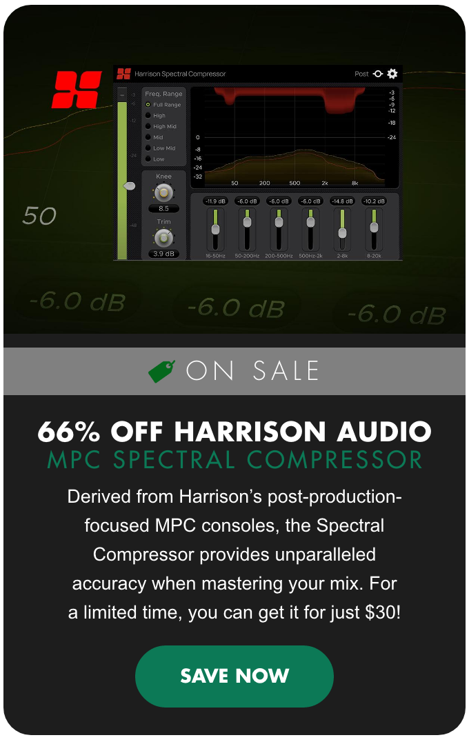 On Sale! 66% Off Harrison Audio MPC
