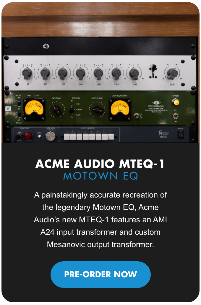 NEW! Acme Audio MTEQ-1 Motown EQ