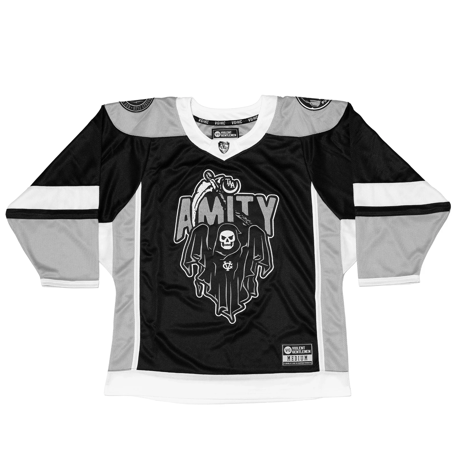 Image of The Amity Affliction Ghost Hockey Jersey